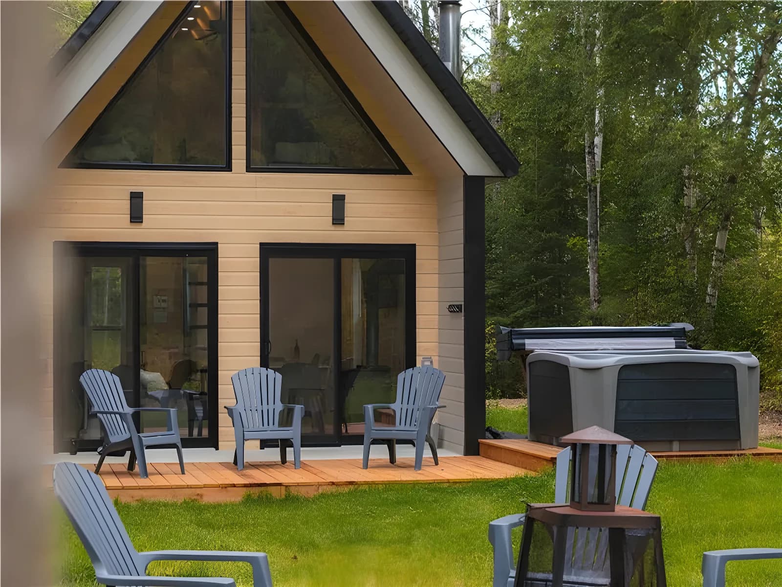 Nouveau chalet Le Bébé Falaise, bord de l'eau – photo 3