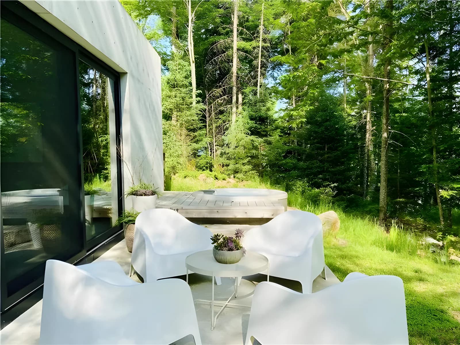 Spahaus 7 : Chalet de luxe • spa privé • 2 lits king • Climatisation – photo 4