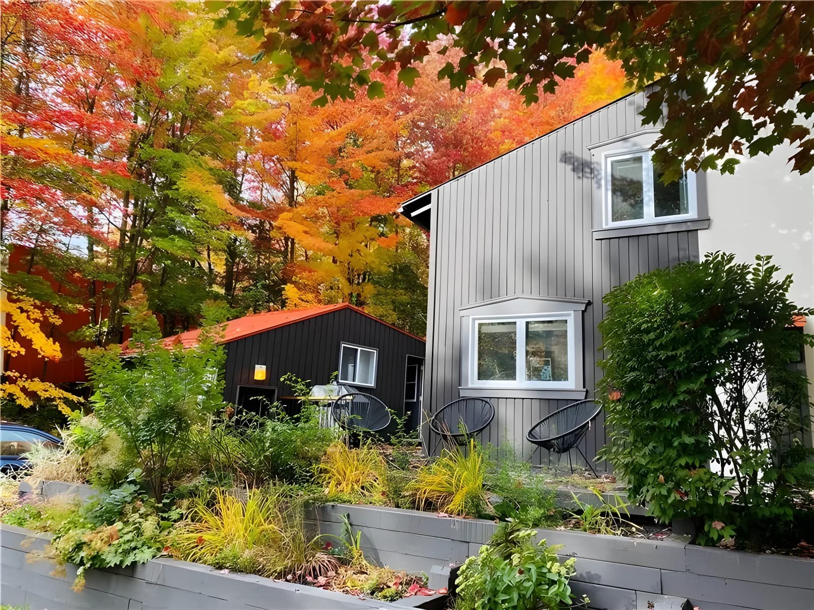 Paisible Chalet Scandinave et Spa