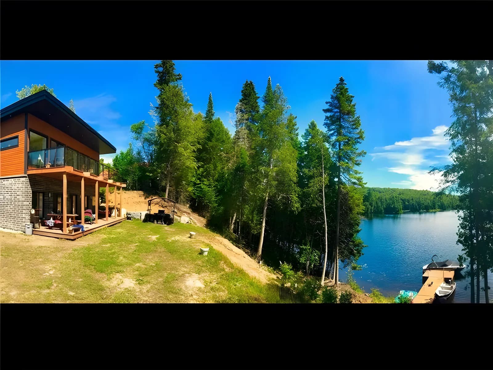 Chalet au bord de l'eau avec spa – Nominingue - Le Wawackeci – photo 3