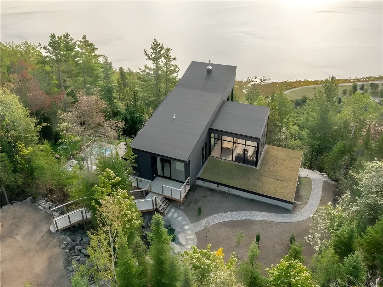 ONYX-ON-THE-RIVER | Luxury Chalet for Rent with Spa in Charlevoix – photo 4
