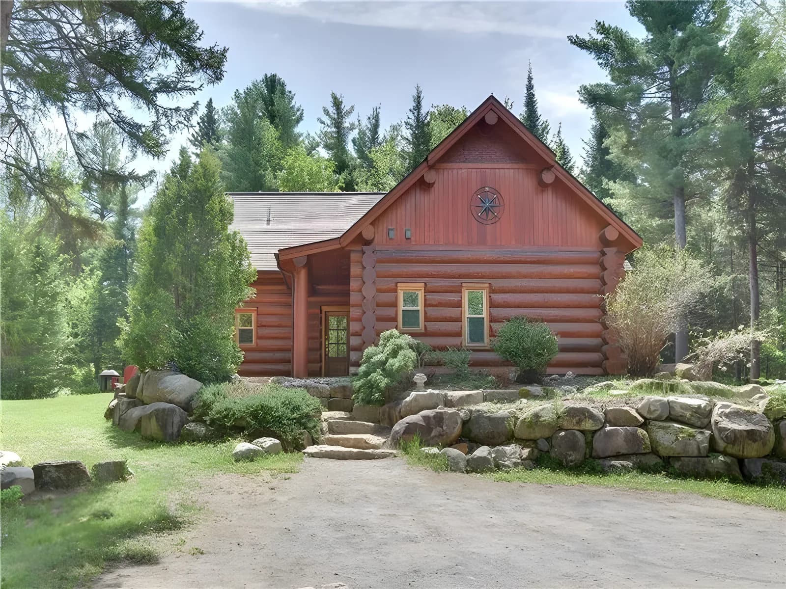 Le Lapin Douillet, luxueux chalet en bois rond, Les Trésors Fiddler – Morin-Heights