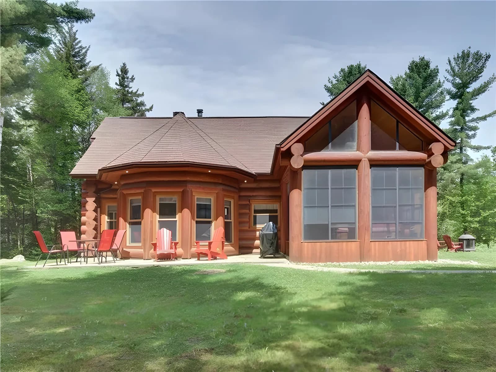 Le Lapin Douillet, luxueux chalet en bois rond, Les Trésors Fiddler – photo 5