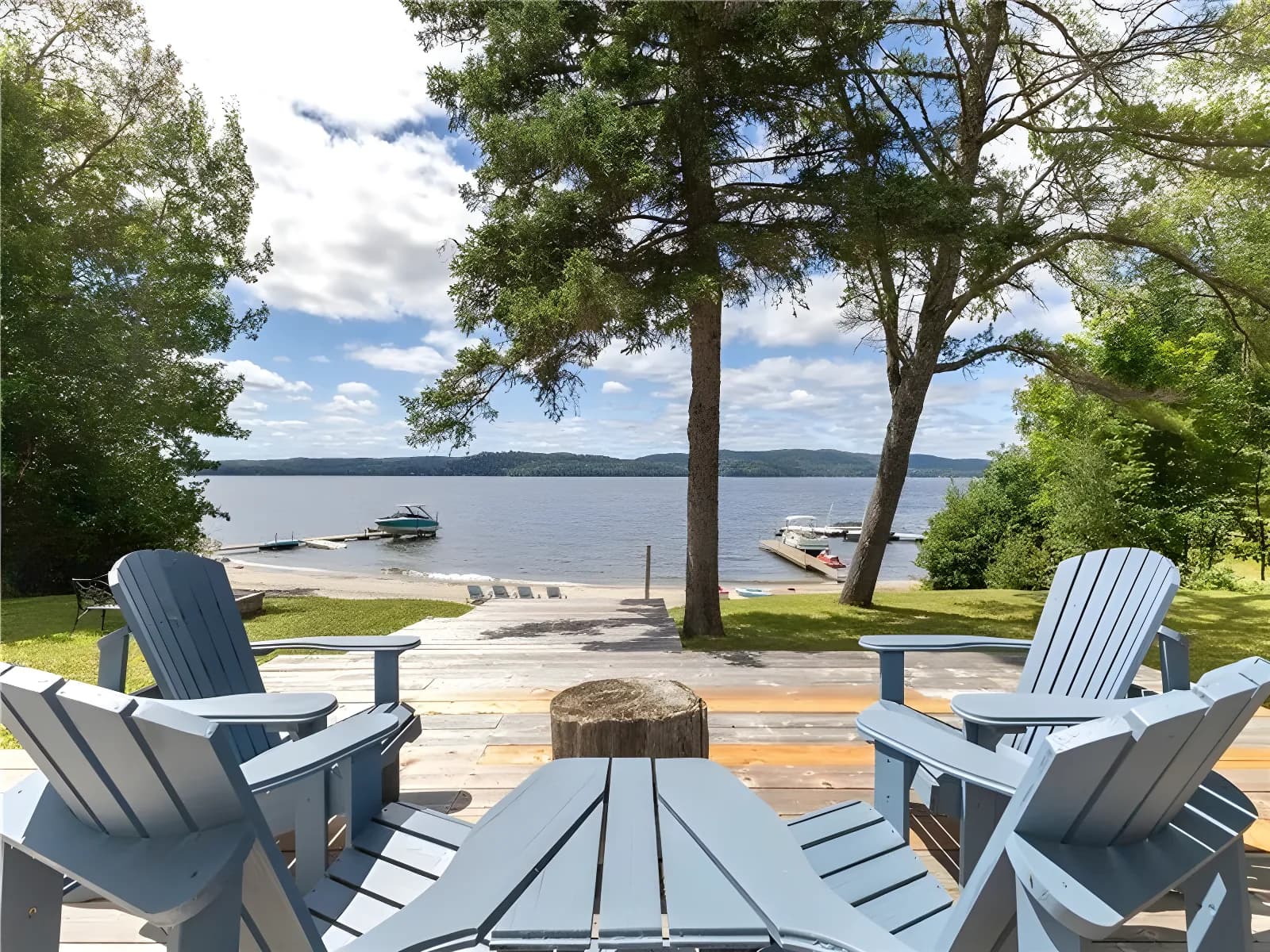 Chalet maison de plage – Lac-Simon