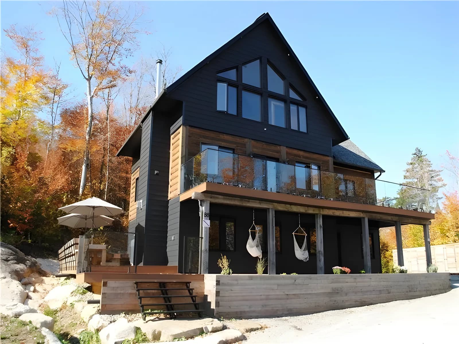 Le Chalet 88 ***Chalet bois rond de luxe*** – Wentworth-Nord