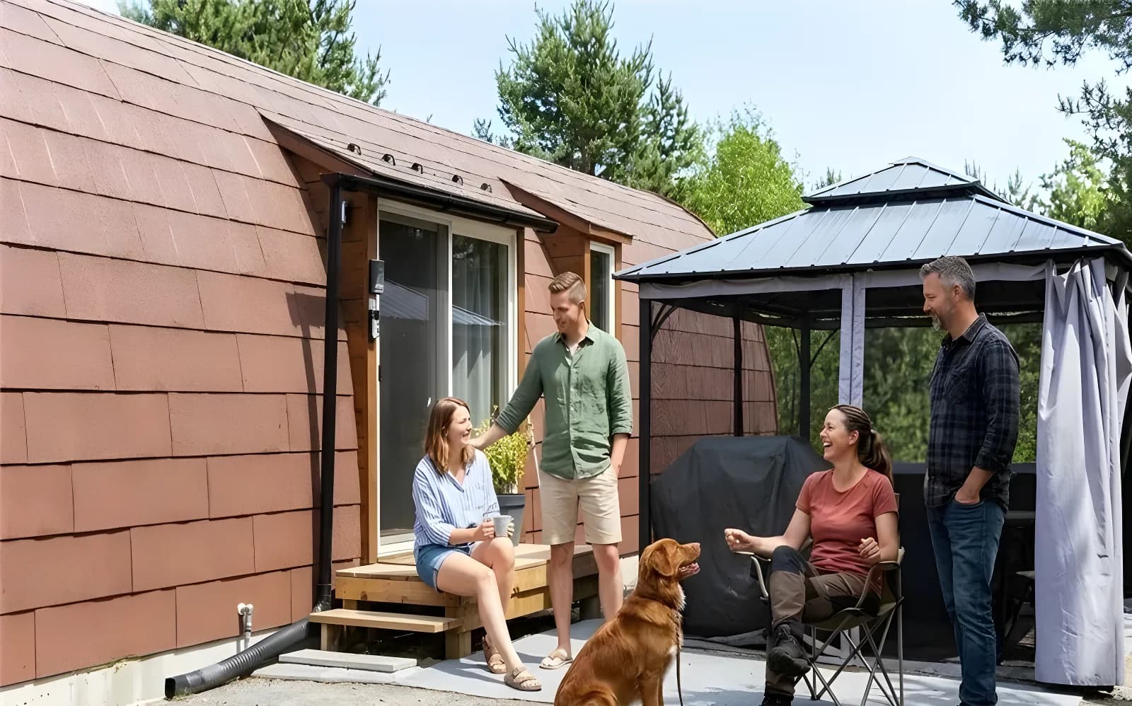 Chalet Boréal le Chinook, a mini-house style pod in the heart of nature, with hot tub. – photo 5