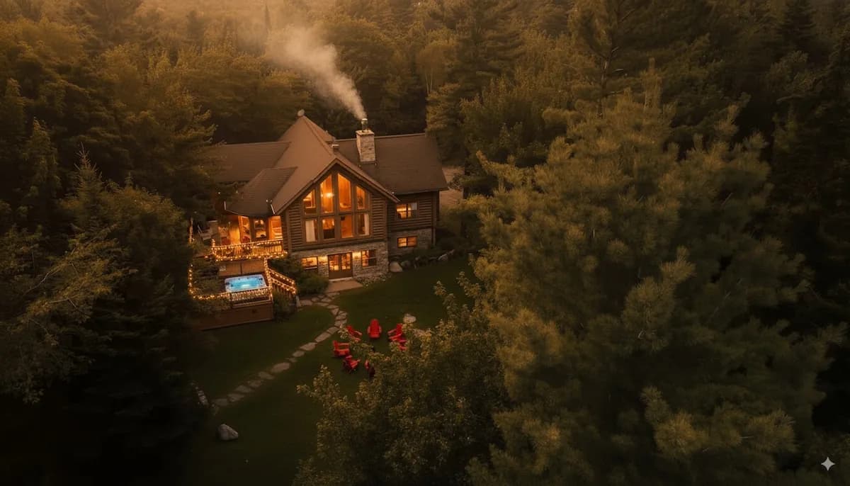 Chalet Authentik 27 – Spa, piscine et – Mille-Isles